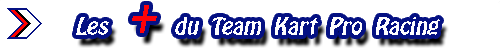 Les plus de Kart Pro Racing