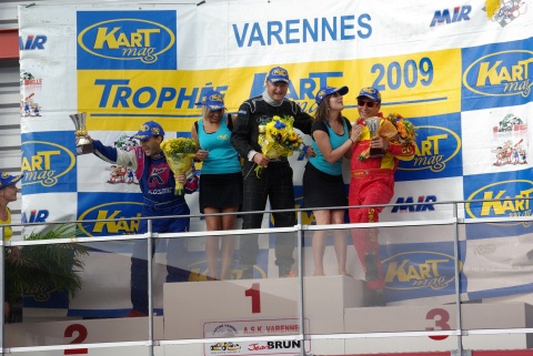 Podium du KartMag en Rotax Master